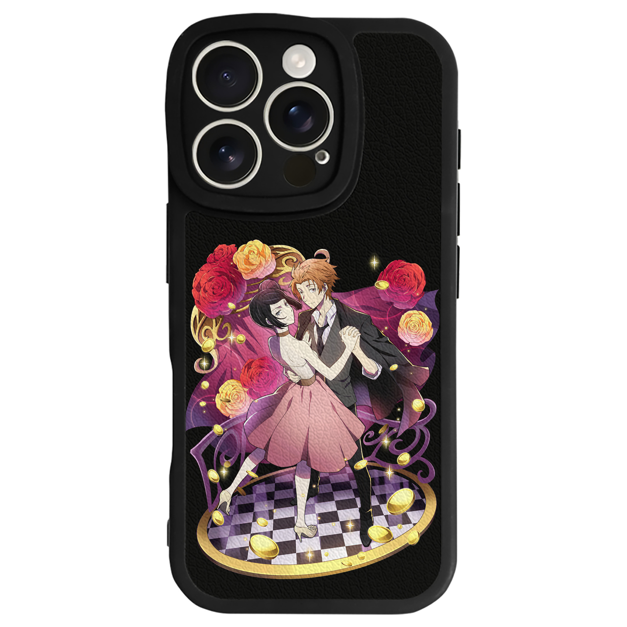 （画像用） 文豪ストレイドッグス Bungo Stray Dogs 【iPhone 16シリーズ対応】シリコンスマホケース（レザー調） 材質：シリコン